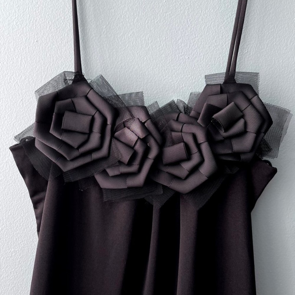 LBD with a tulip hem